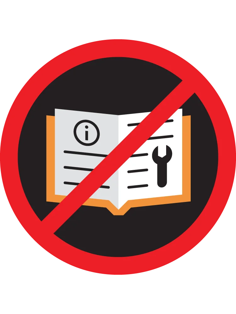 Didn't Read the Manual (de)Merit Badge product image (1)