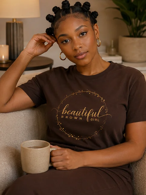 Beautiful Brown Girl Signature Tee product image (1)