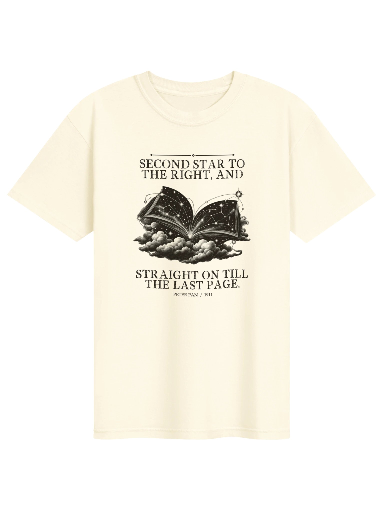 Second Star Right Straight On Till Last -- Peter Pan Tee (Light) product image (1)