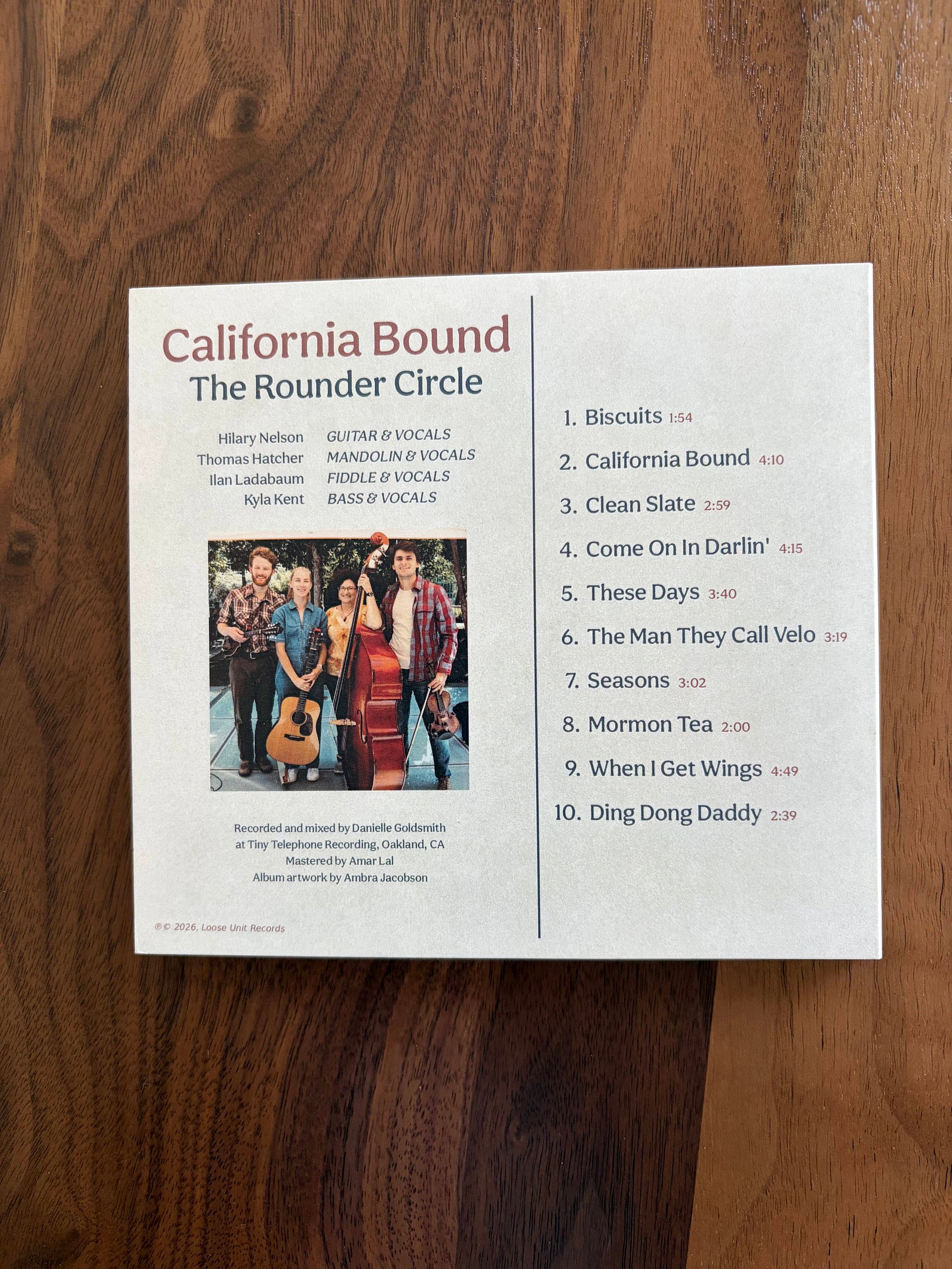 "California Bound" - Early Access CD Digipack product image (5)