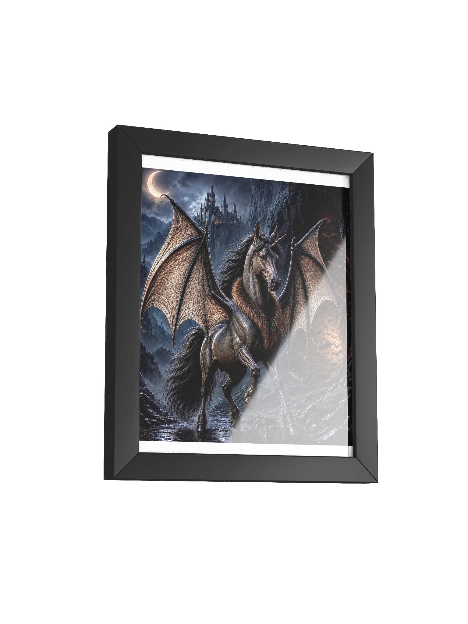 Halloween Unicorn Framed Poster I product image (100)