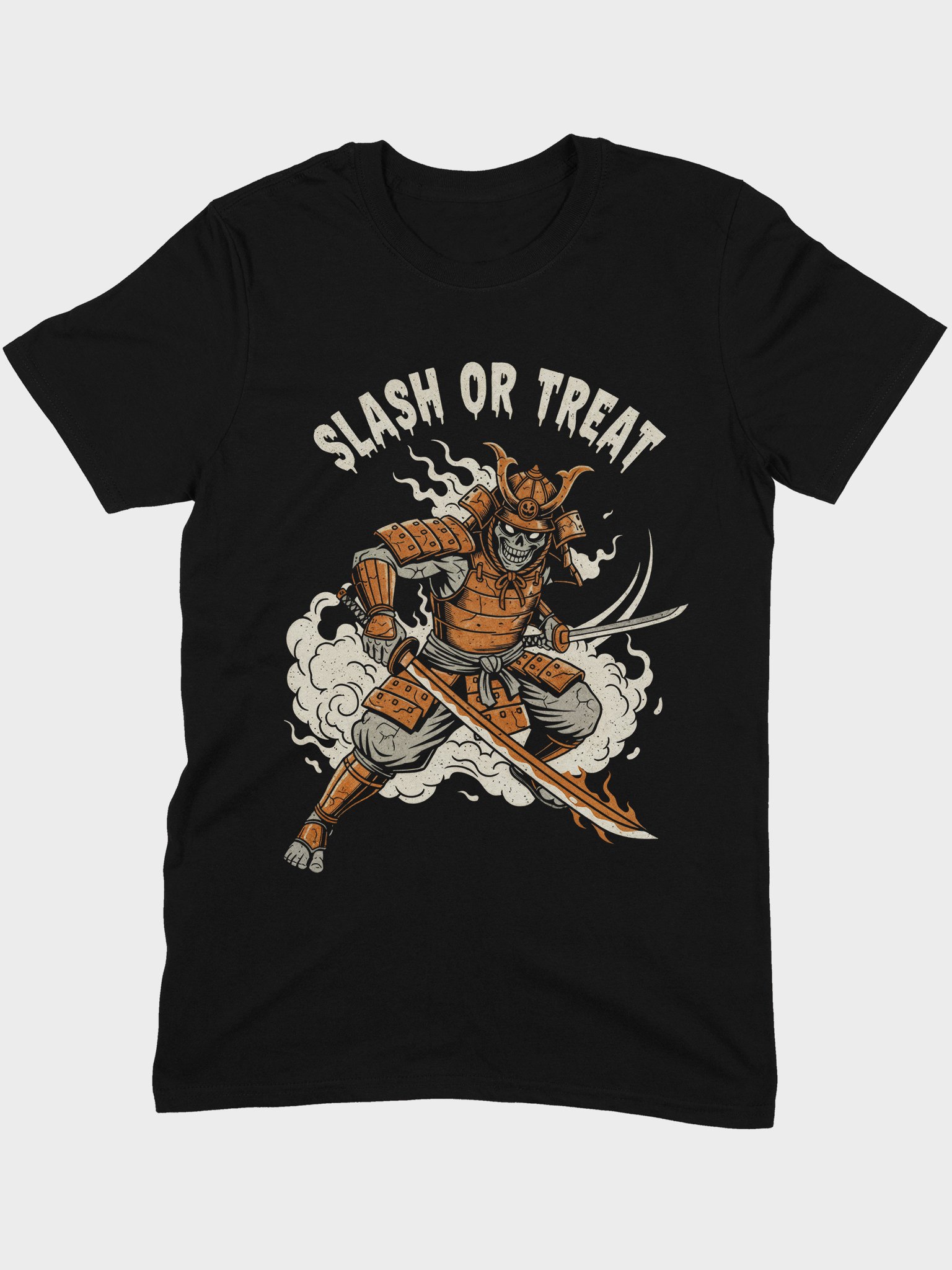 Halloween Samurai Modern Softstyle Tee product image (1)