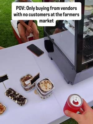 POV: Only buying from vendors with no customers at the farmers market #business #entrepreneur #businessideas #sidehustle #sidehustleideas 