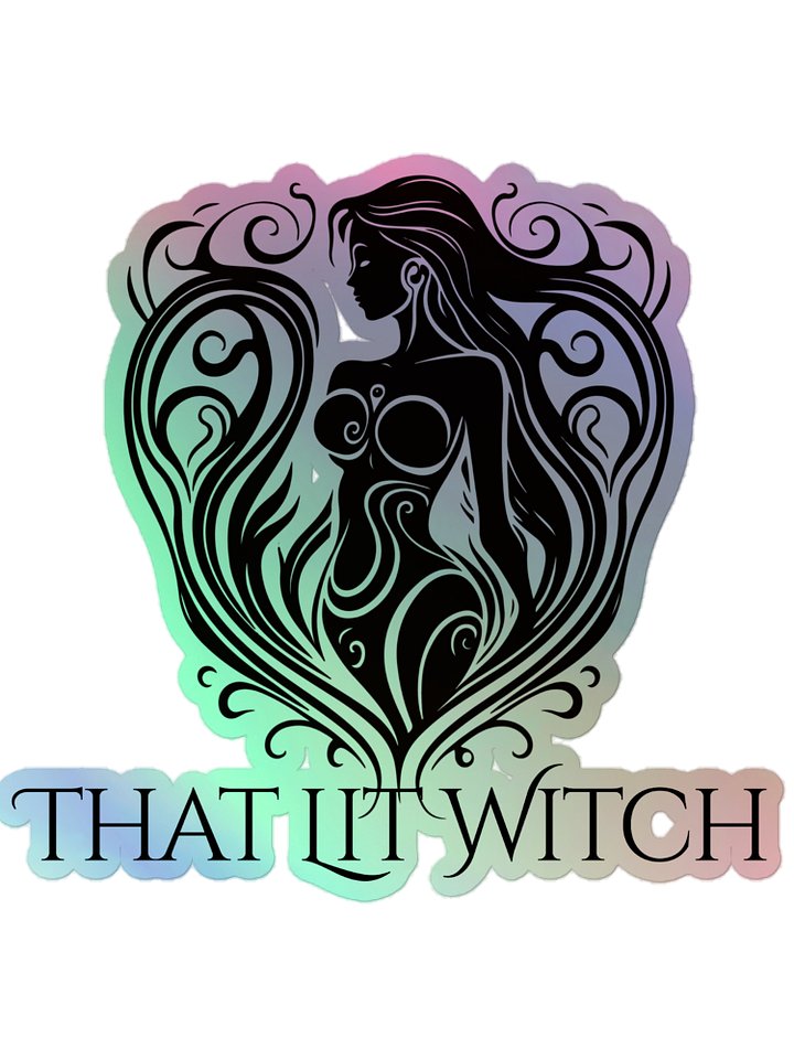 That Lit Witch Holographic Stickers product image (1)