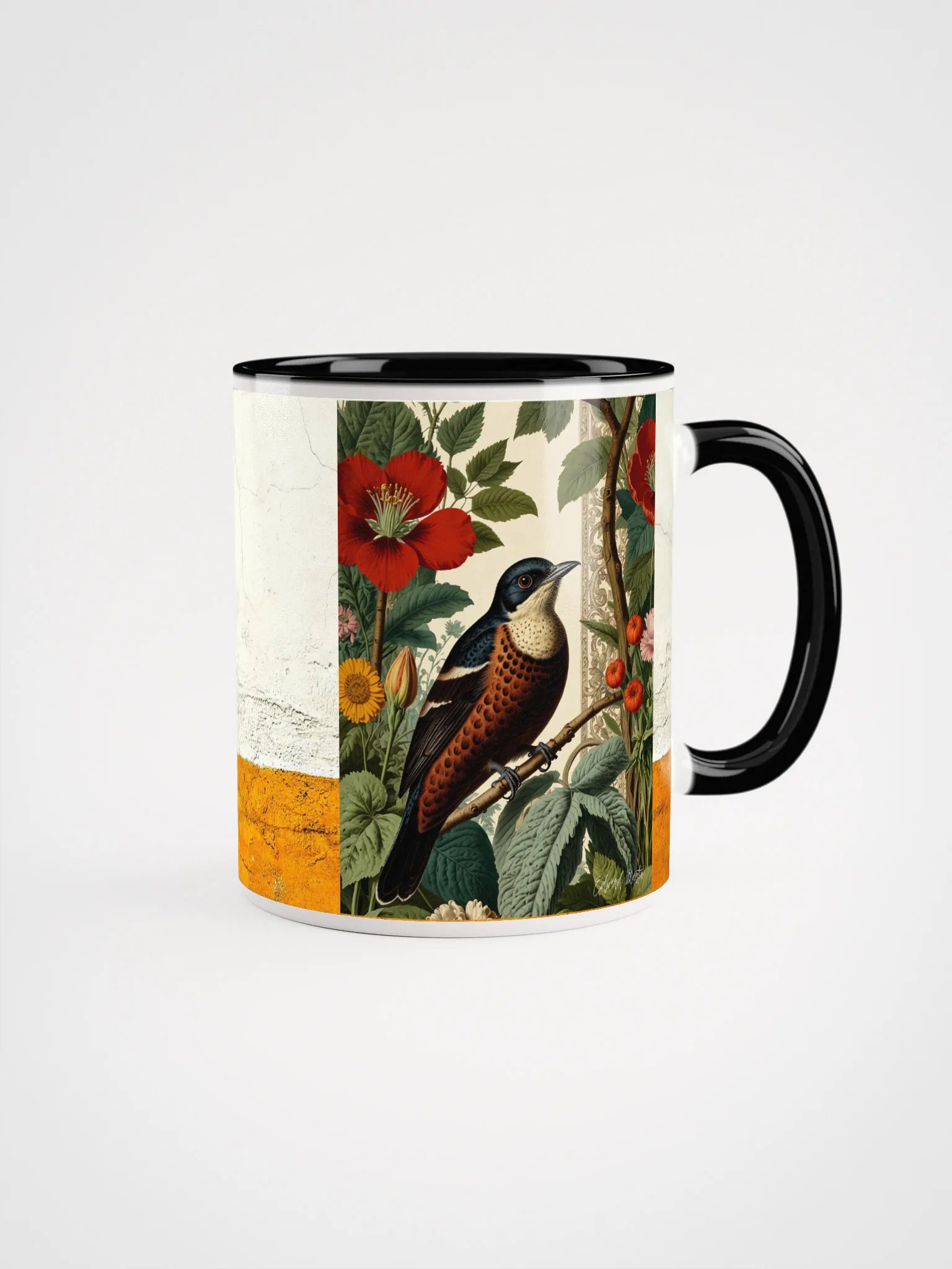 Vibrant Avian Oasis Ceramic Mug product image (1)