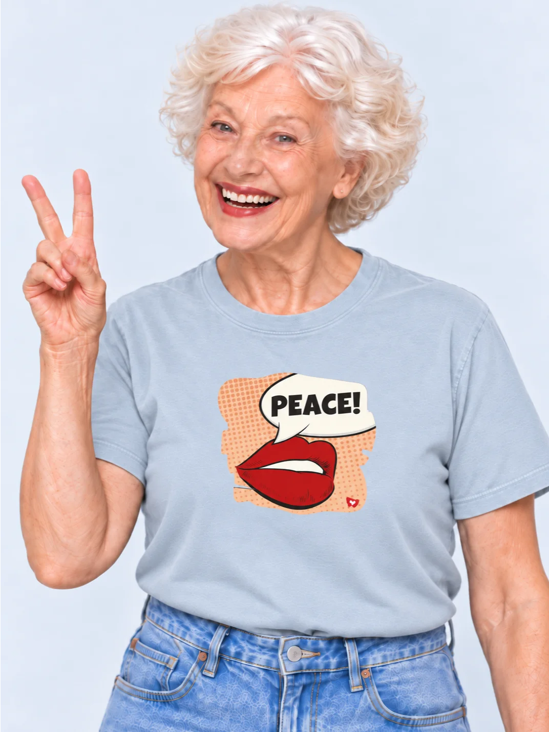 Premium Unisex T-Shirt, PEACE. Vintage Style product image (4)