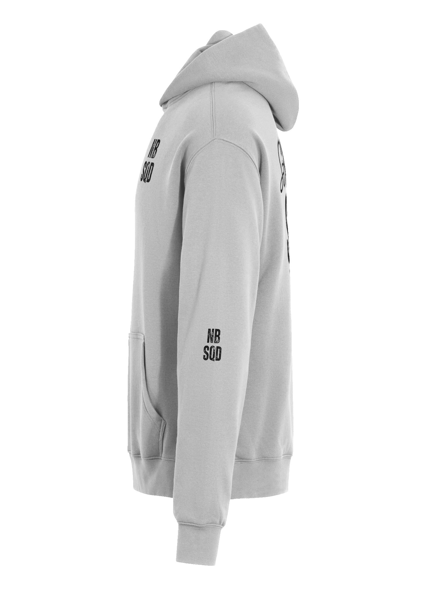 Official Noobsquad Black Unisex Light Grey/White Hoodie product image (7)
