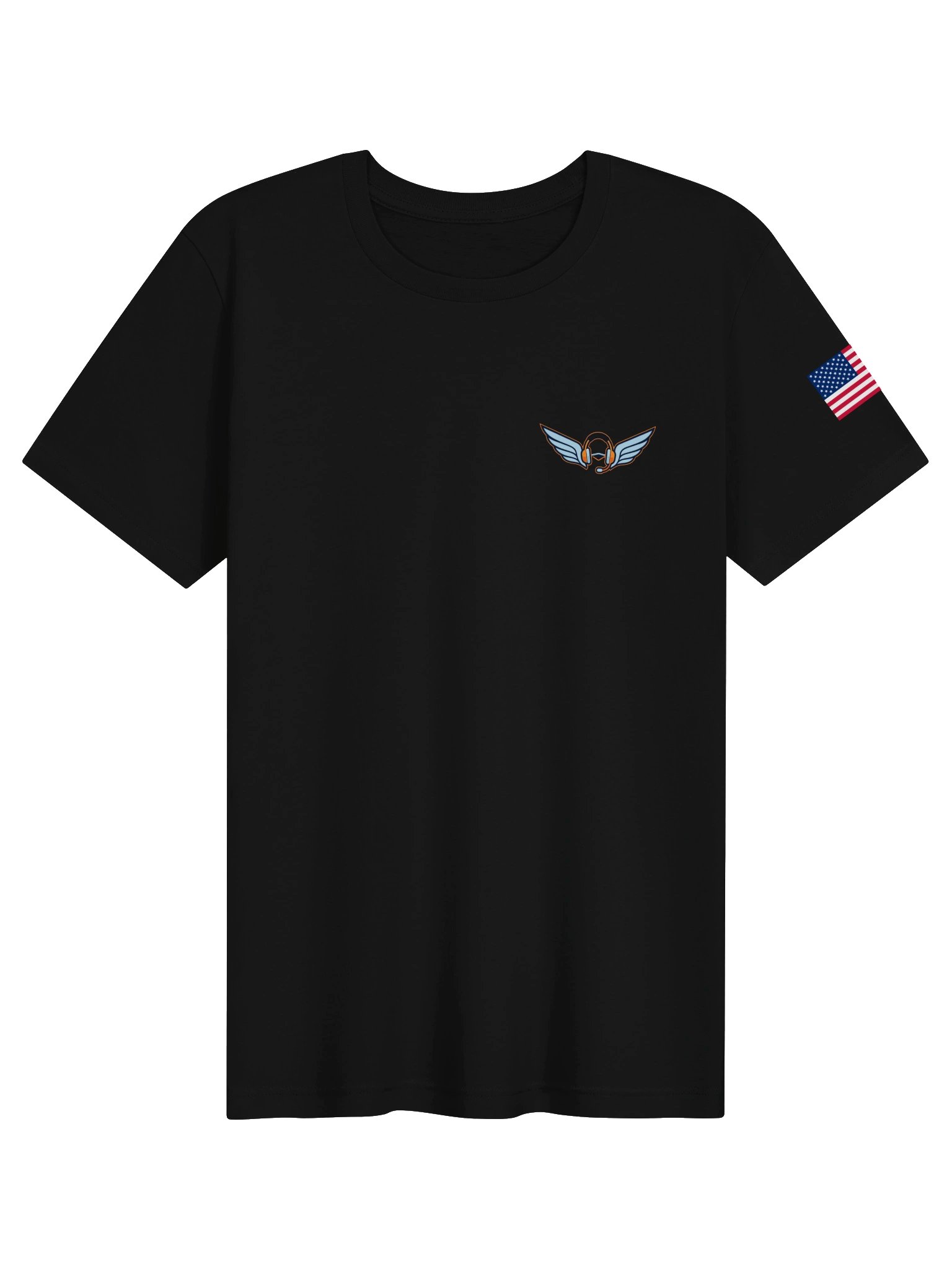 Winged Pilot Headset Tee product image (1)