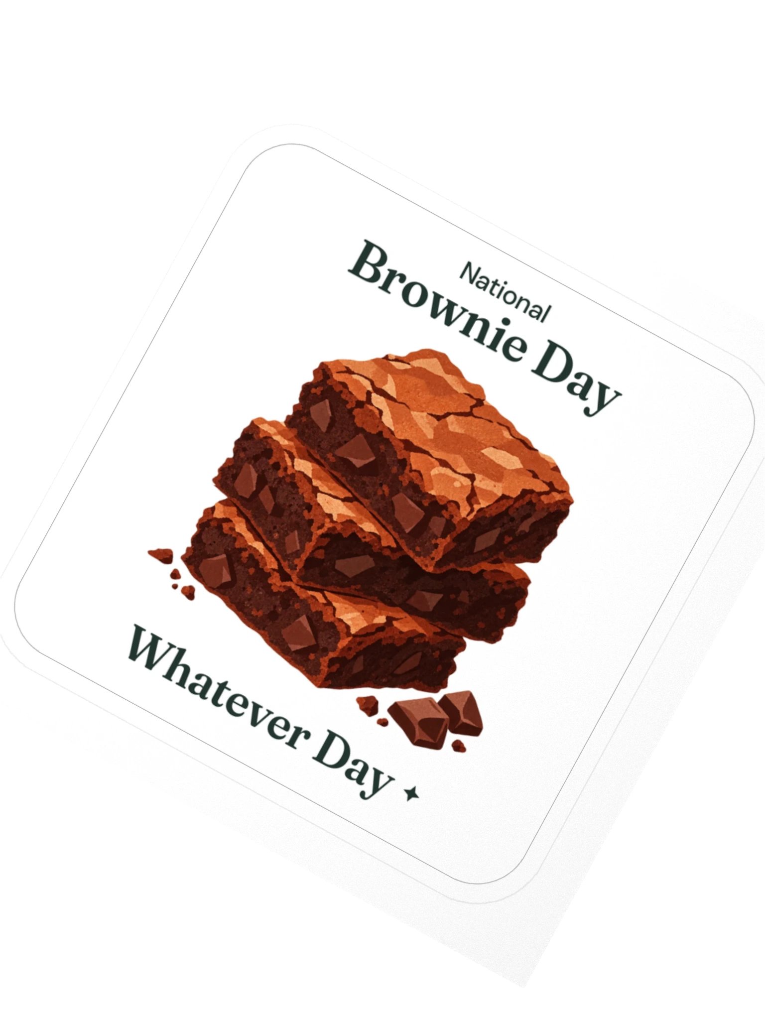 National Brownie Day Sticker product image (2)