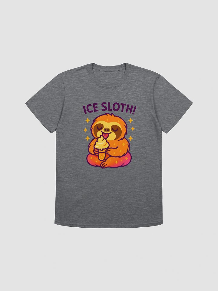 Ice Sloth! – Funny Sloth Ice Cream T-Shirt | Sloths Having Snacks Collection product image (1)