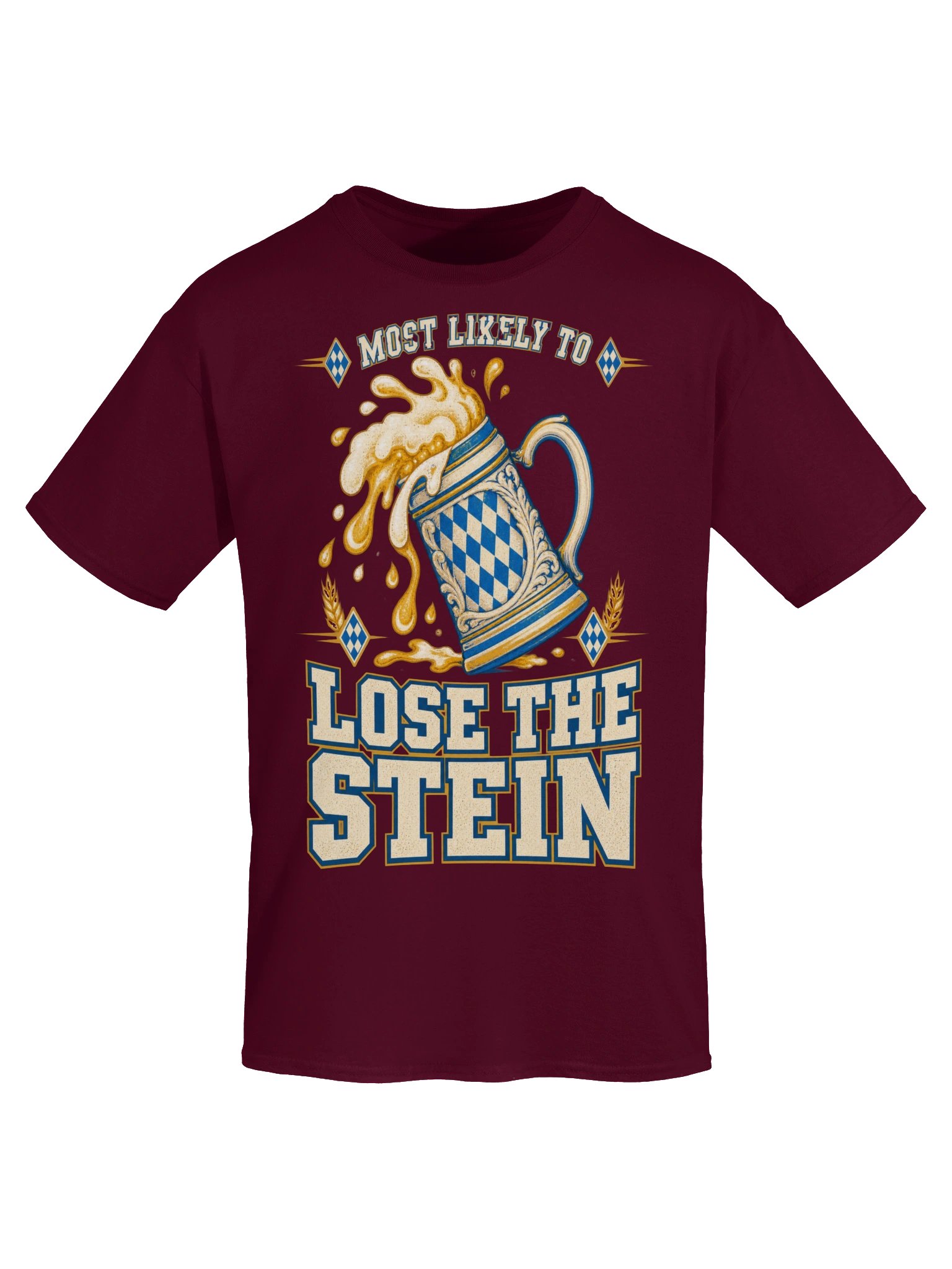 Most Likely to Lose the Stein Funny Oktoberfest Vintage Tee Description: product image (15)