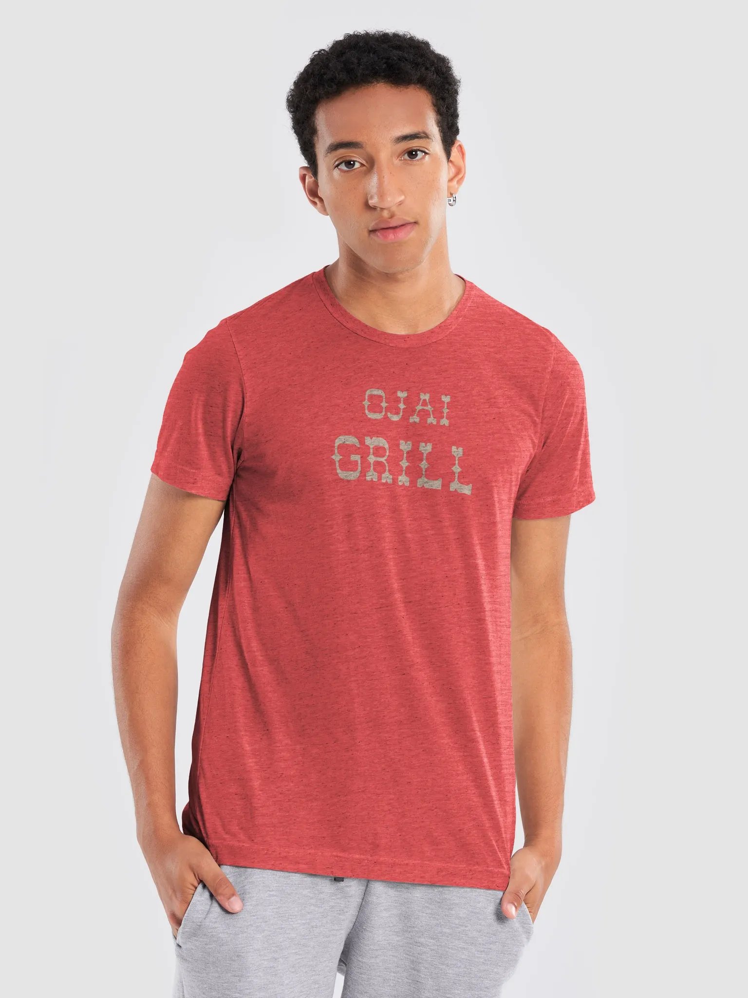Ojai Grill / Unisex Triblend (Red) product image (3)