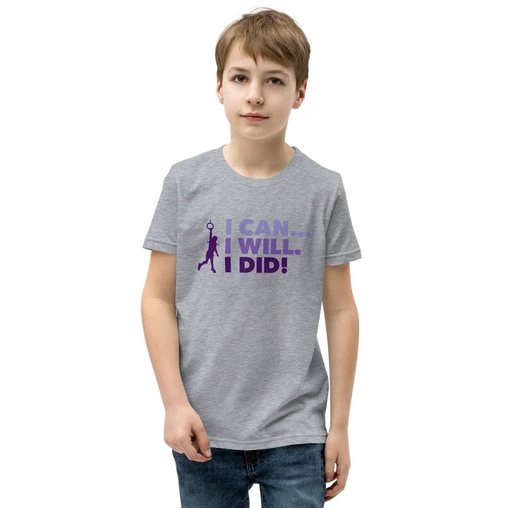 I Can... I Will. I Did! Purple Kids Tee product image (2)
