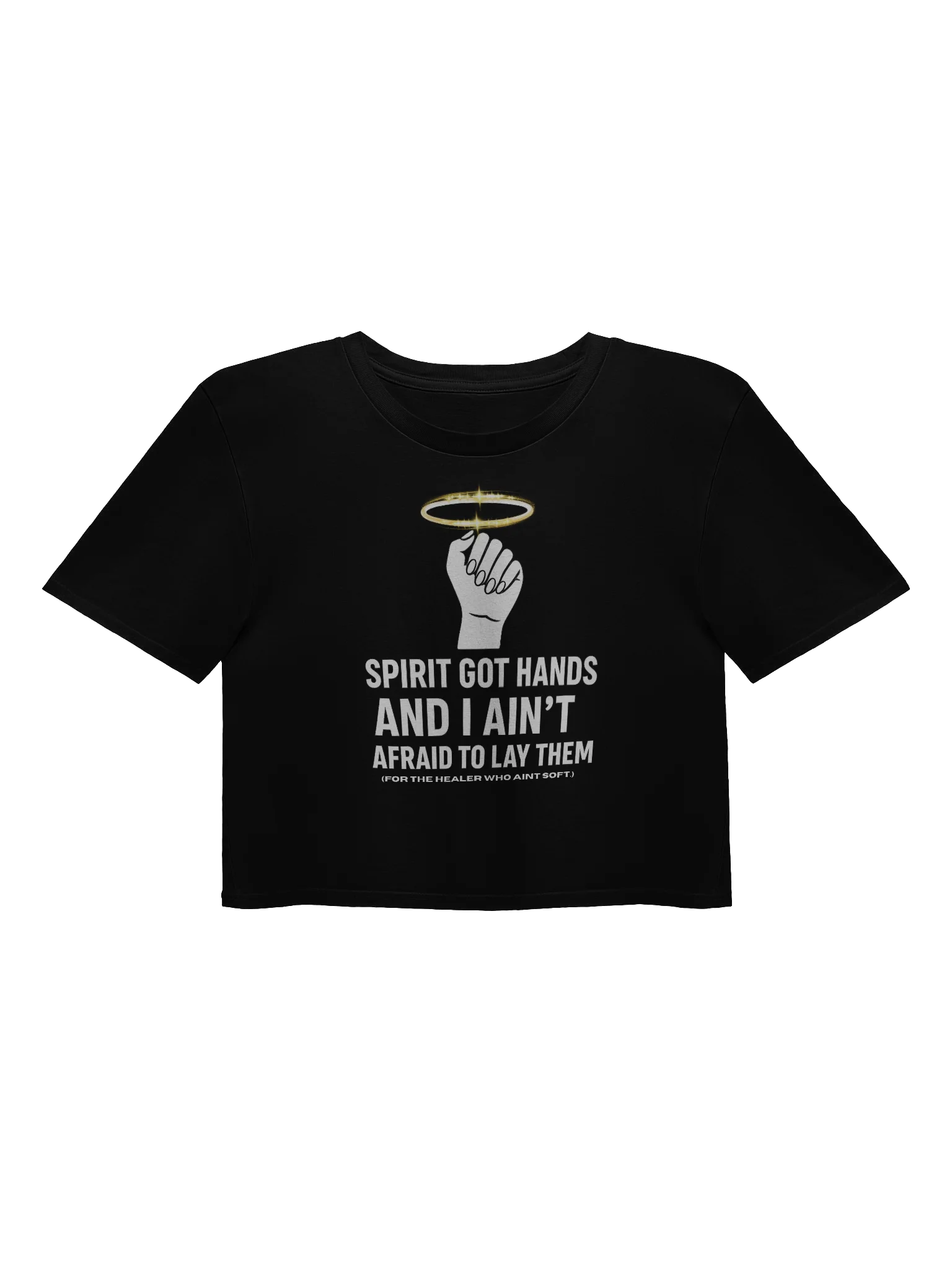 SPIRIT GOT HANDS CROP TEE product image (1)