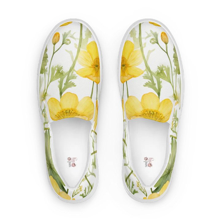 Buttercups in Bloom Slip-On Canvas Shoes product image (1)