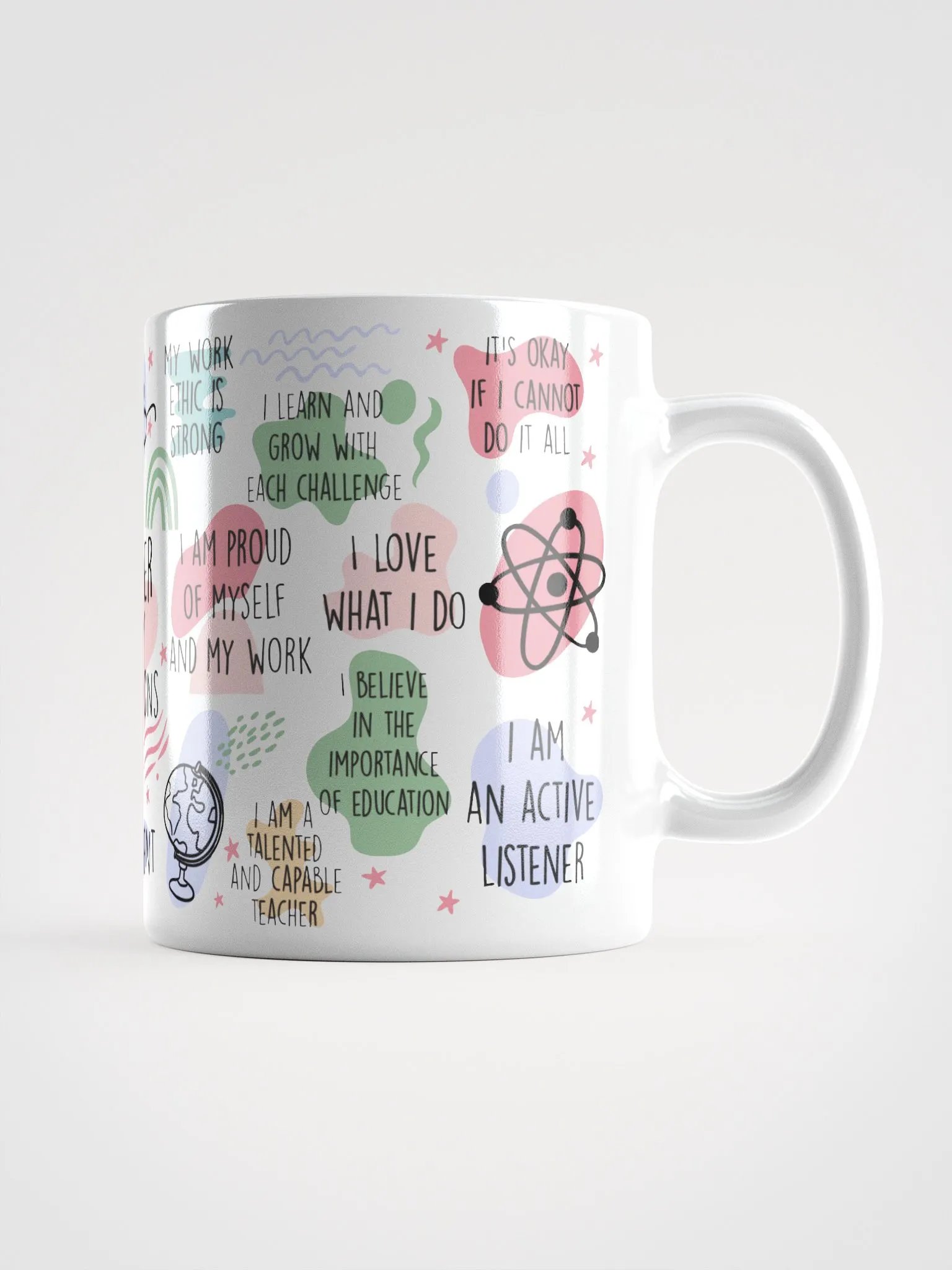 Teacher Daily Affirmations Mug, 11 oz. product image (7)