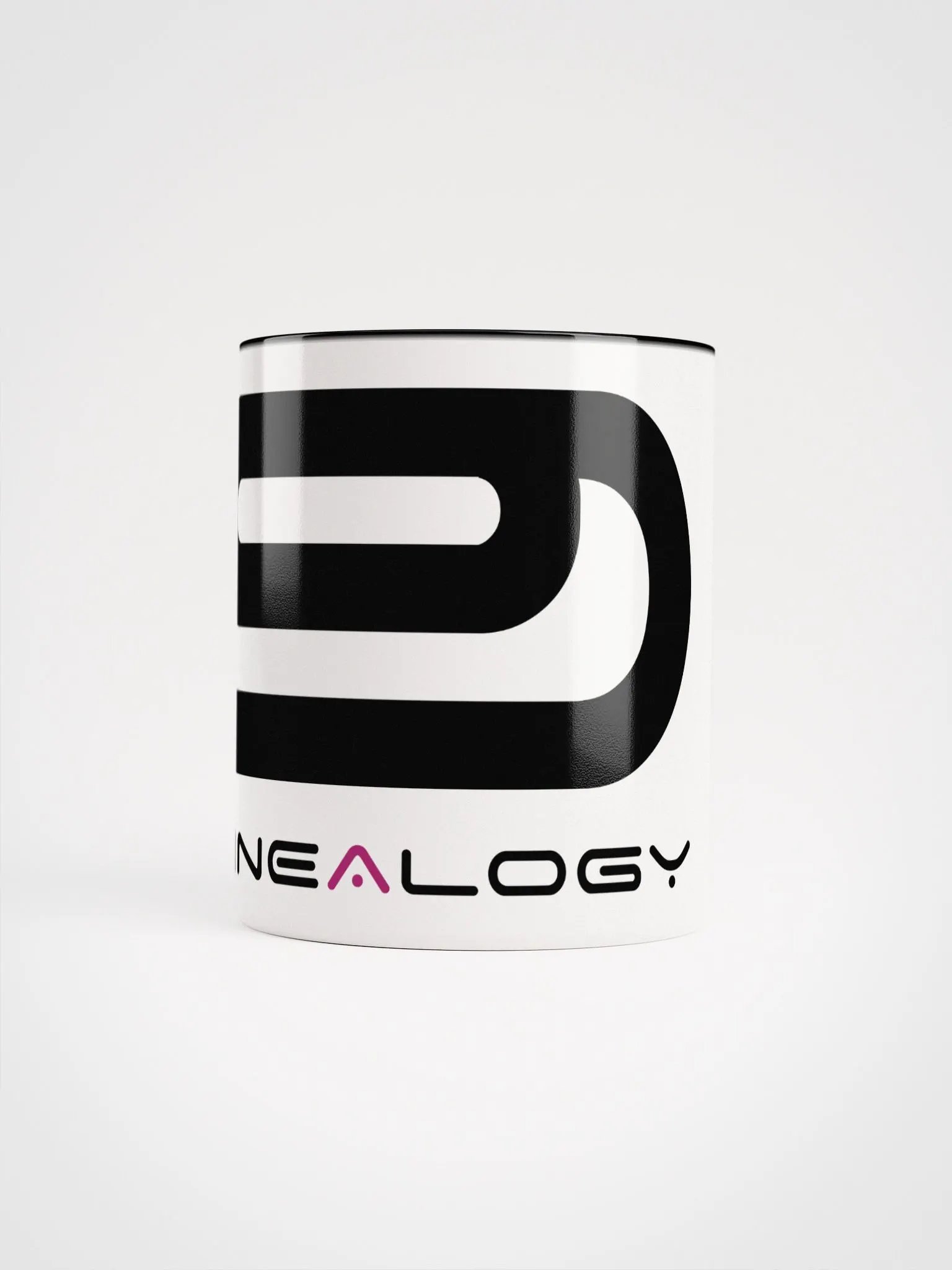 9 AETHER NINEALOGY BLACK ON WHITE MUG product image (6)