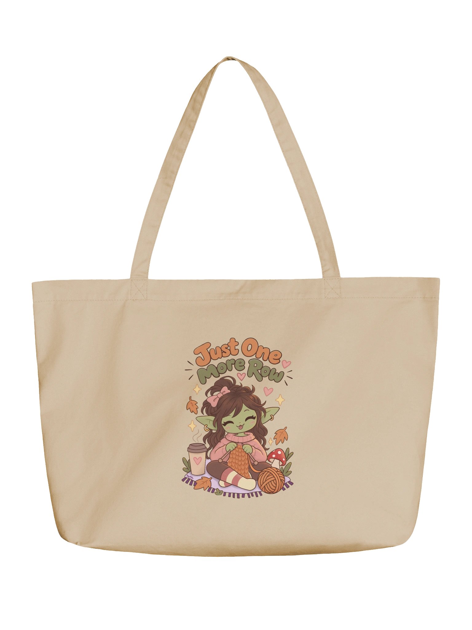 Just One More Row Tote Bag product image (1)