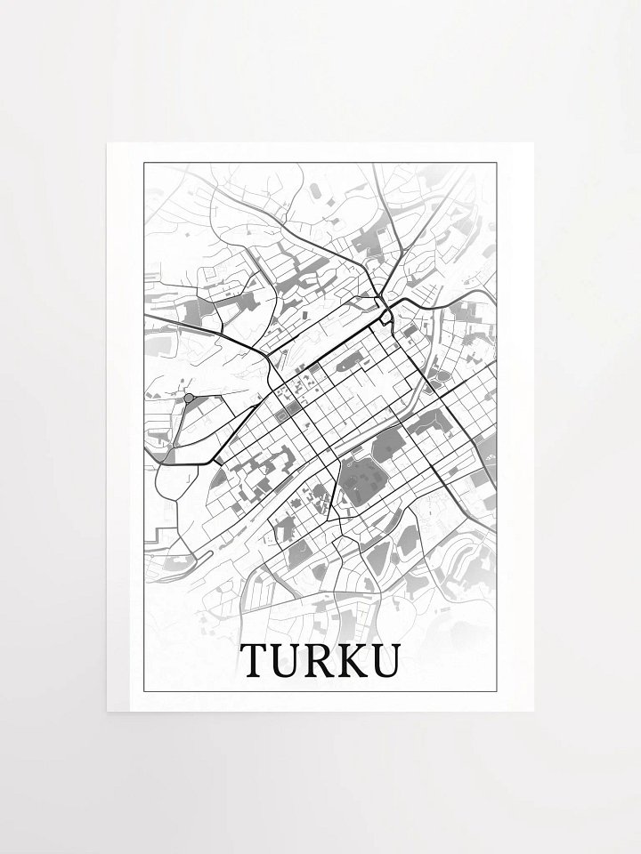 Turku, Finland, city map print product image (5)