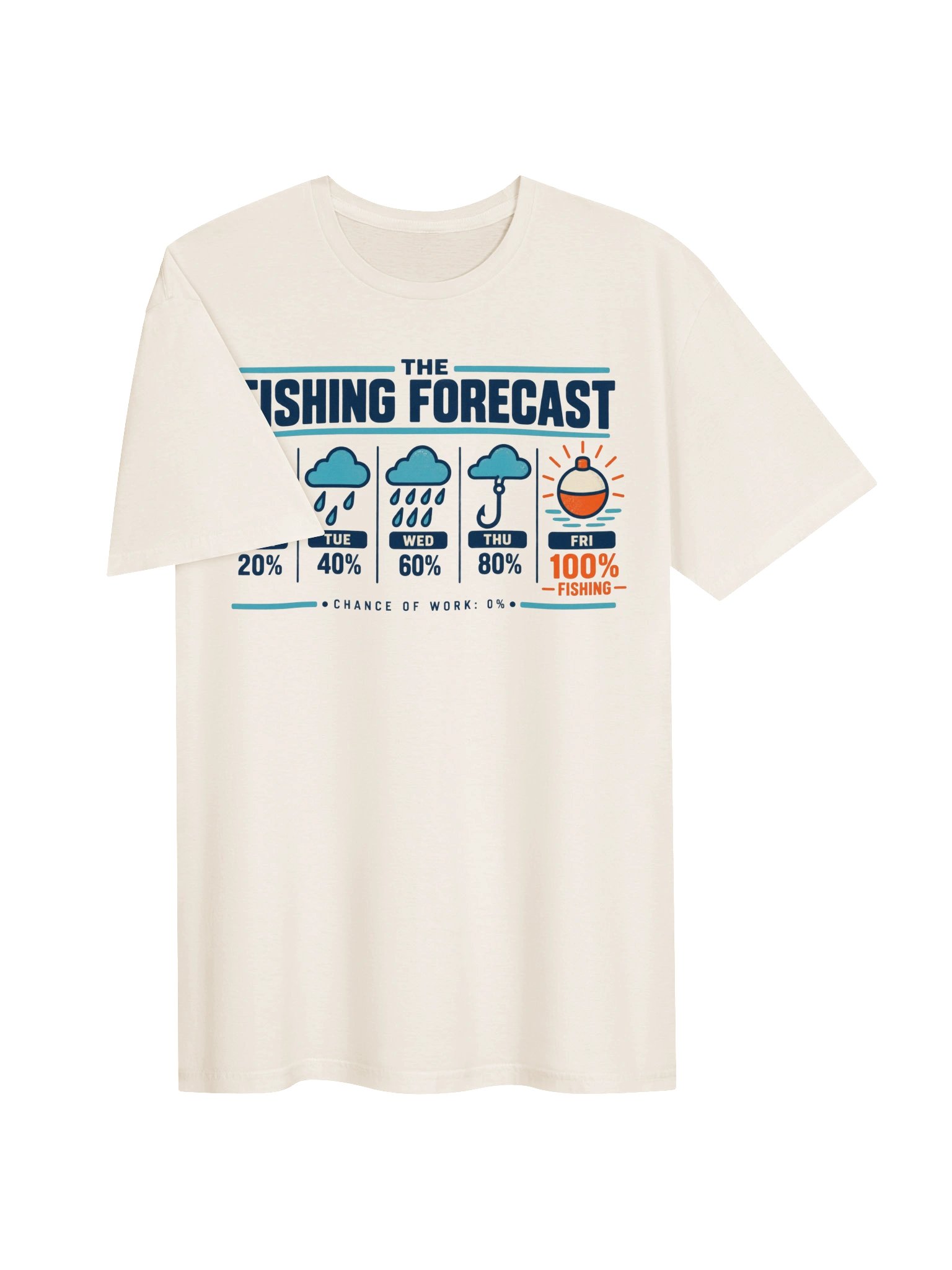 The Fishing Forecast T-Shirt product image (3)