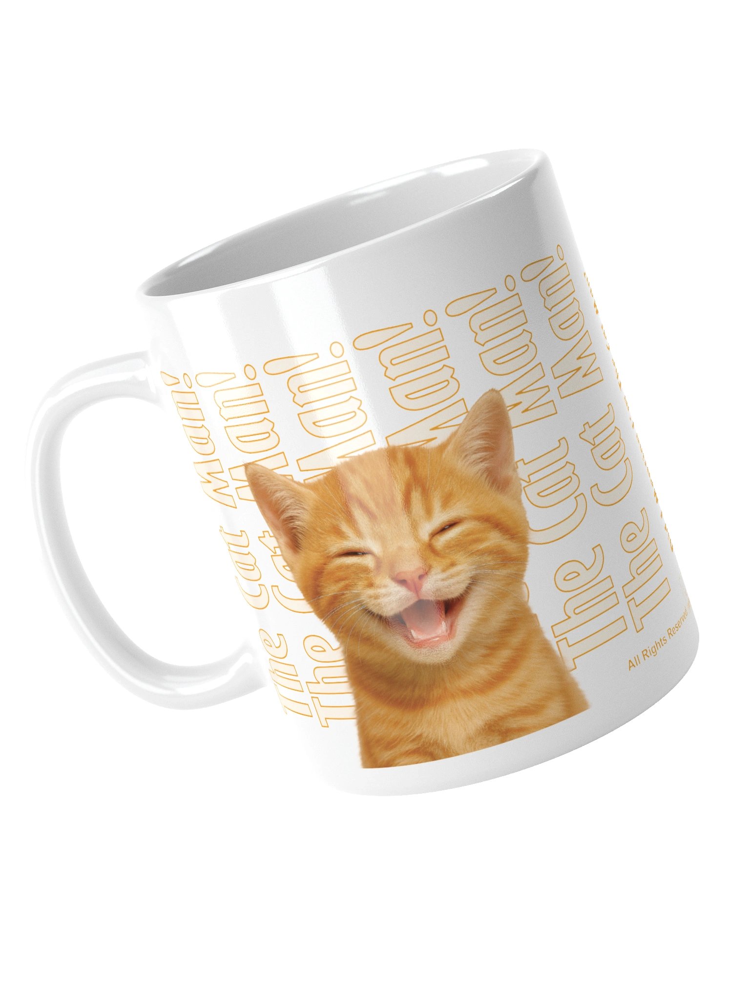 Mug: "The Cat Man!" with Beautiful Orange Tabby cat image. product image (5)