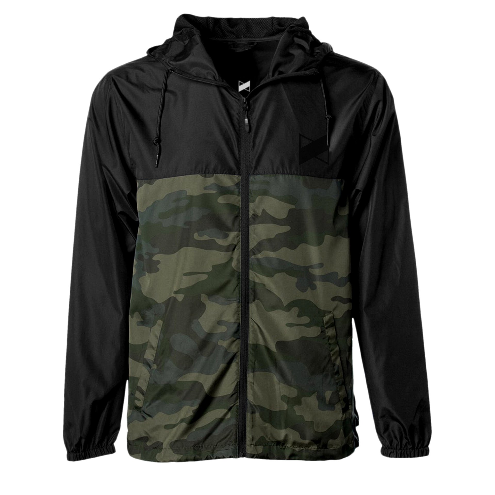 Core Logo Windbreaker (Black/Camo) product image (5)