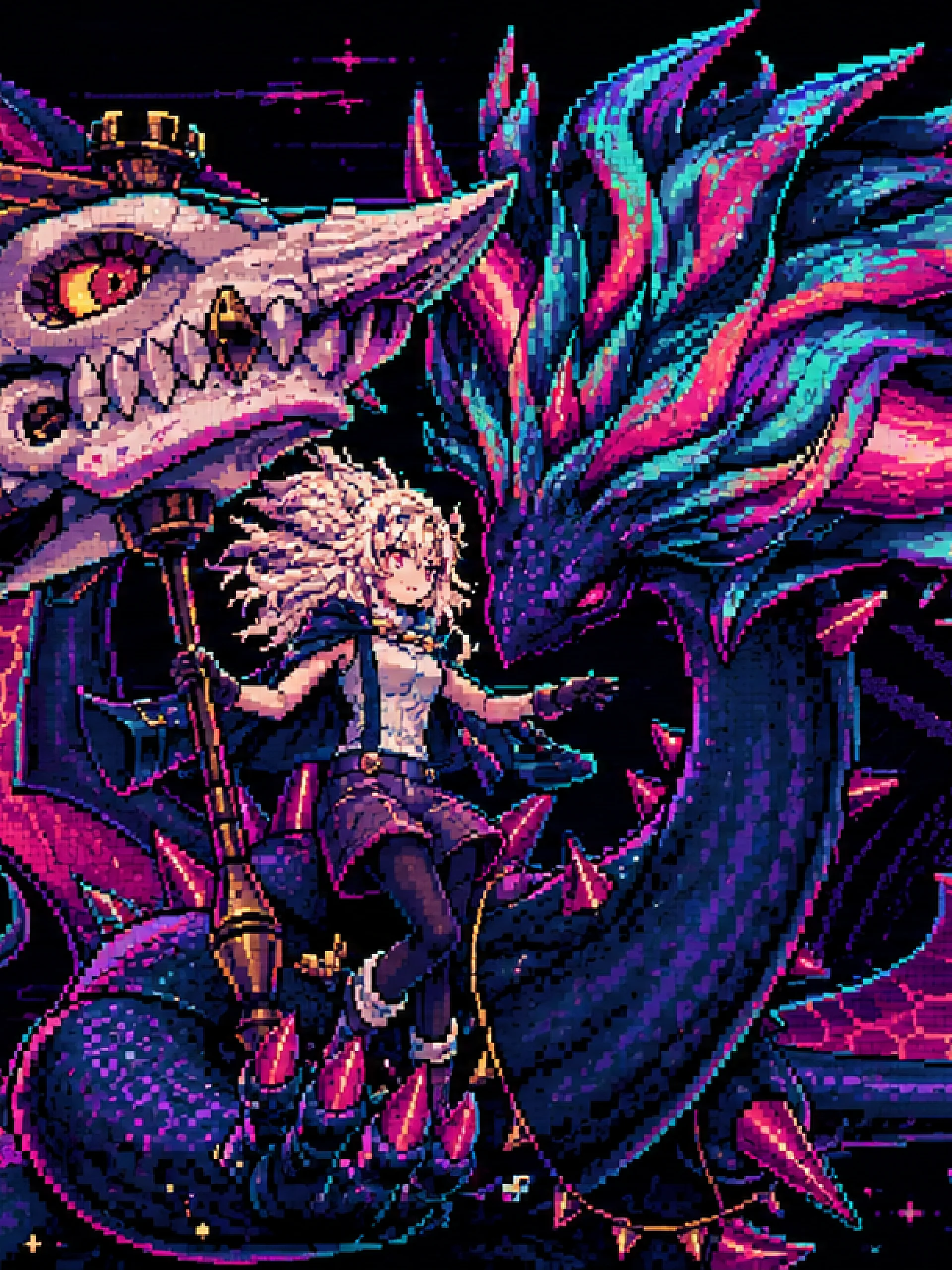 8-Bit Neon Branded Despia MetaGamesGX Playmat product image (1)