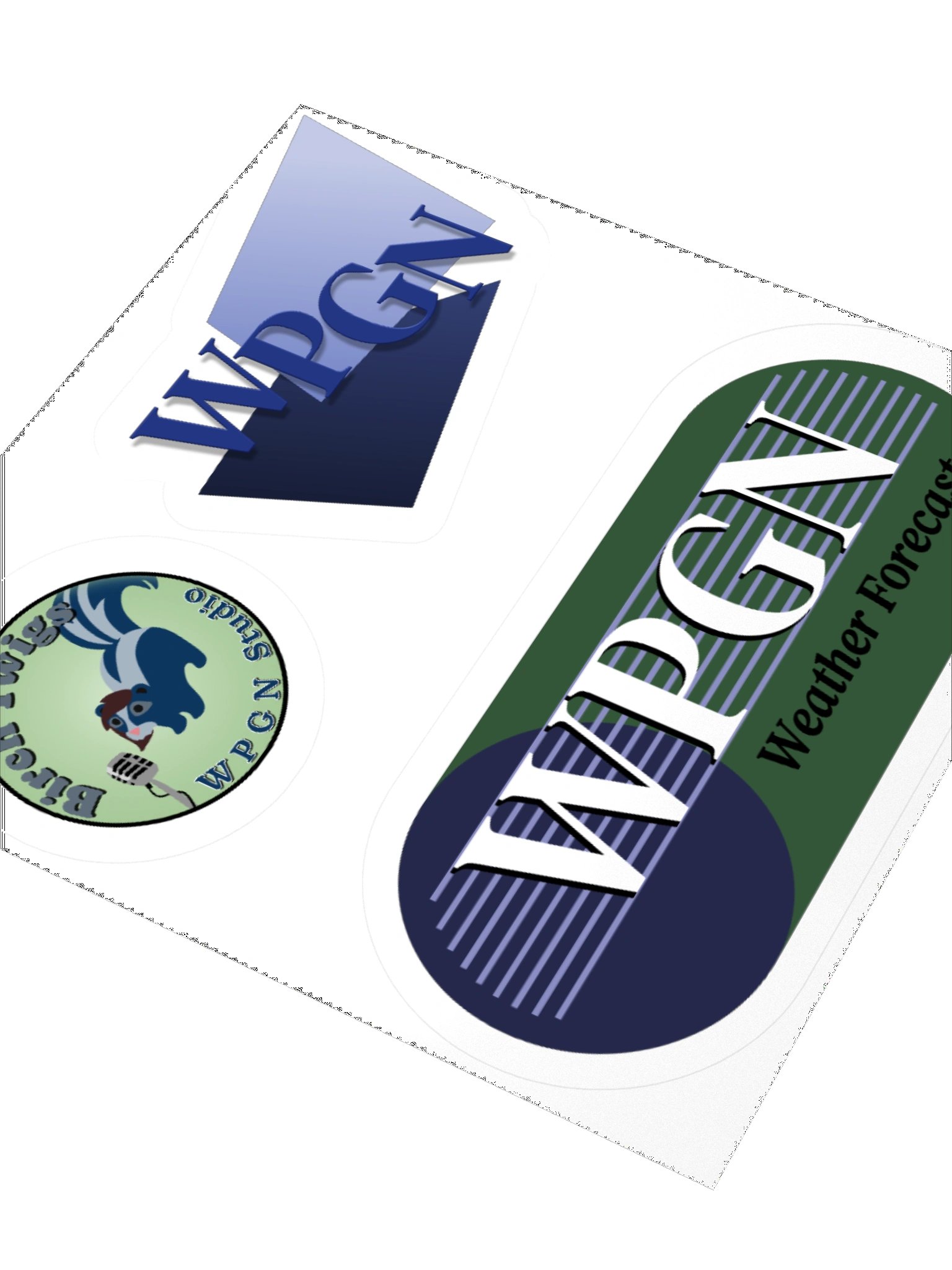 WPGN Logo Kiss Cut Sticker Pack product image (3)