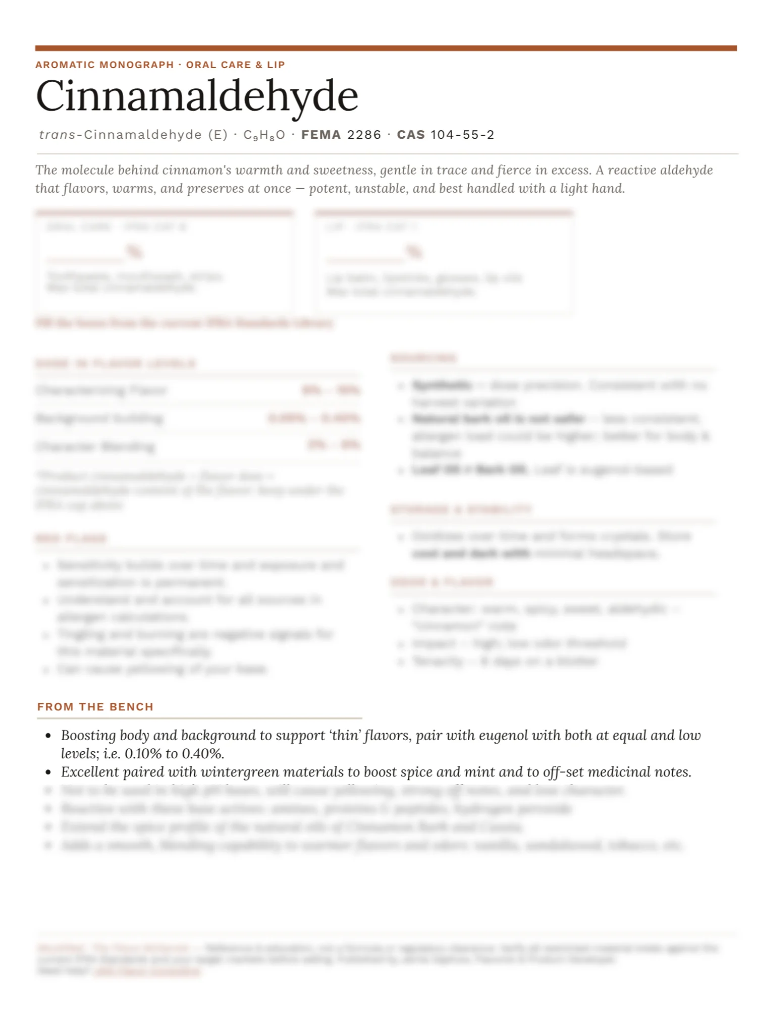 Warm & Sweet Set — Cinnamaldehyde, Eugenol & Vanillin | Aromatic Monographs Set product image (5)
