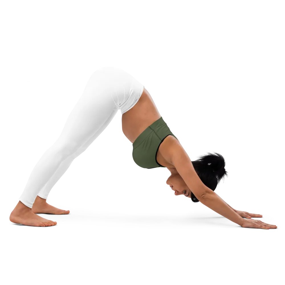 Olive Padded Sports Bra product image (4)