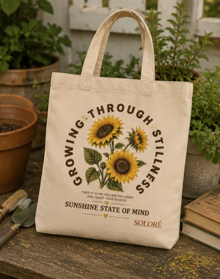 Botanical - Sunflower Tote
