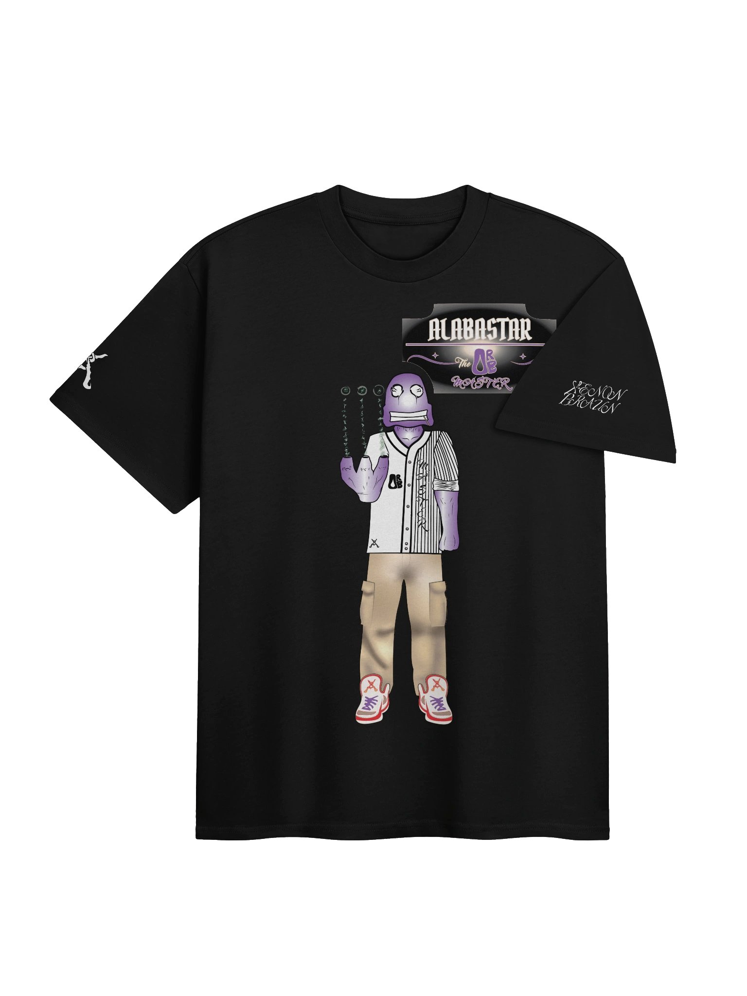 Alabastar the Orb Master - Xenon Braun Mascot Tee product image (4)