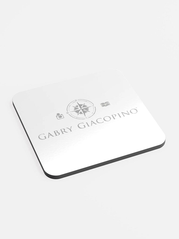 Sottobicchiere in Sughero Lucido BIANCO – Gabry Giacopino Clothing Line product image (2)