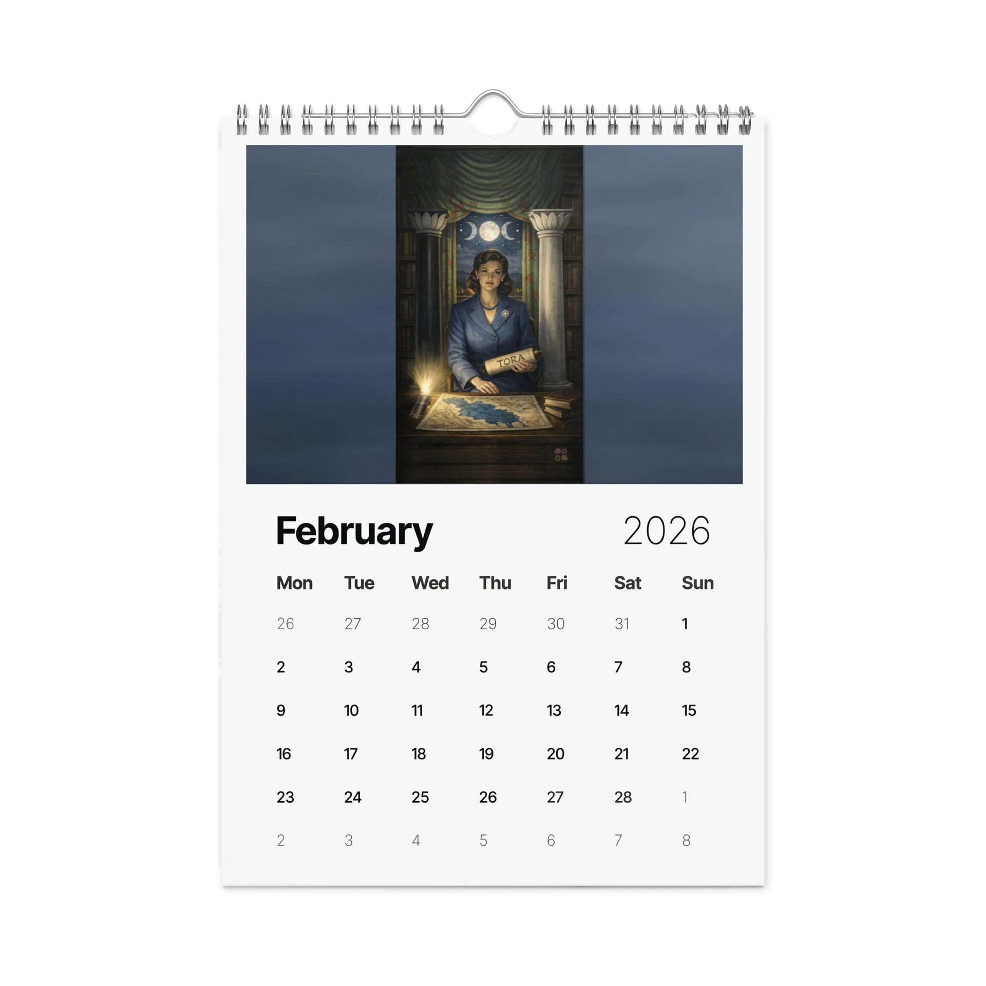 2026 Tarot Through Time Wall Art Calendar product image (3)