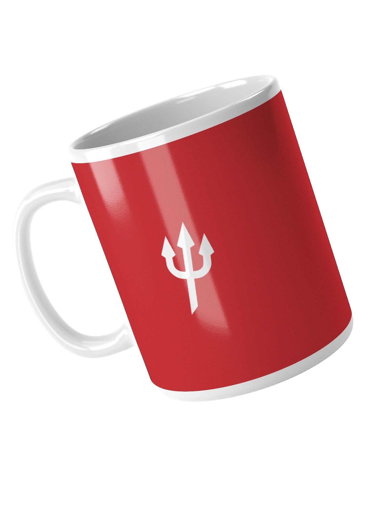 Trident Red Glossy Mug product image (10)