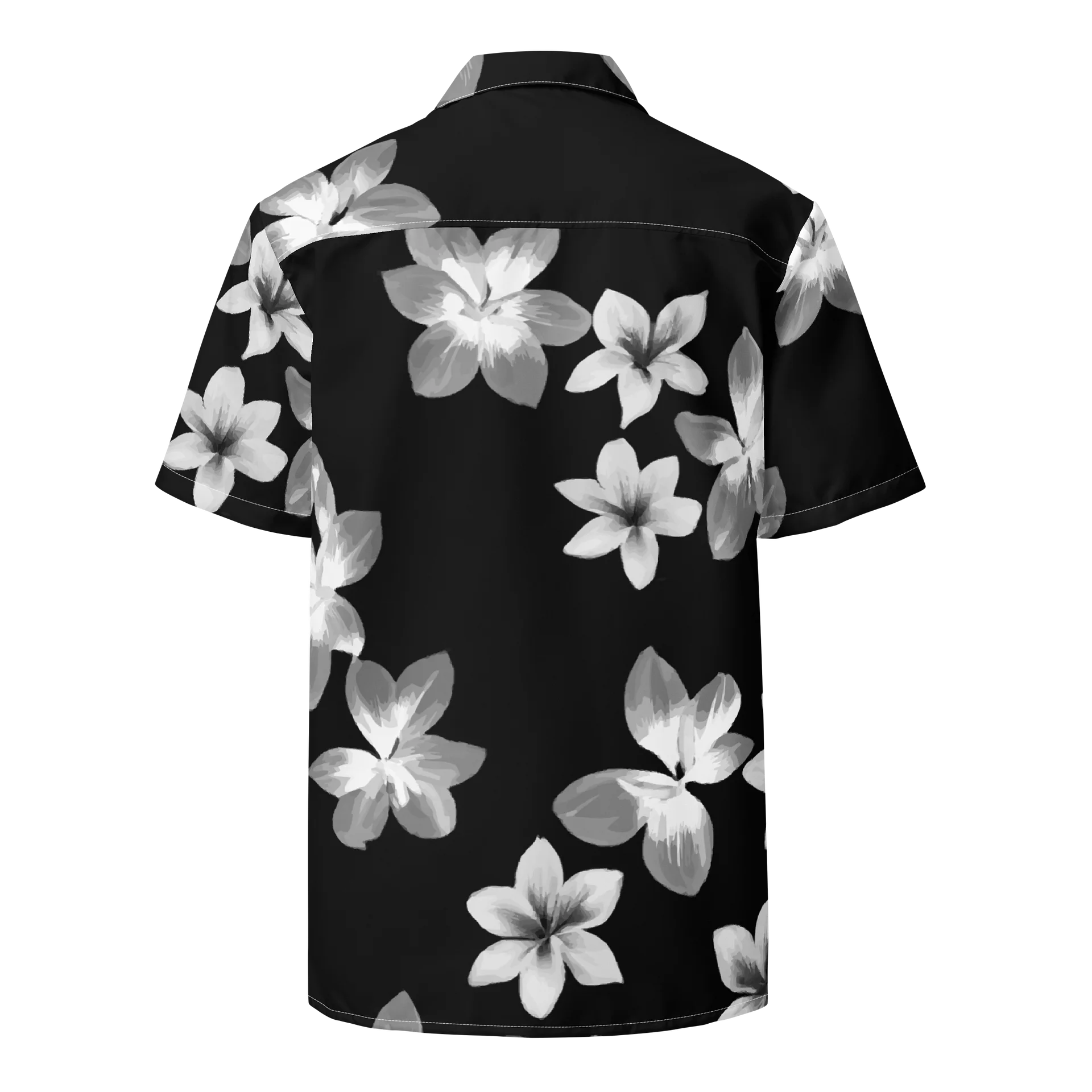 Volcanic Ash - Caribbean Soufriere Flower Print | Hawaiian Shirt product image (2)