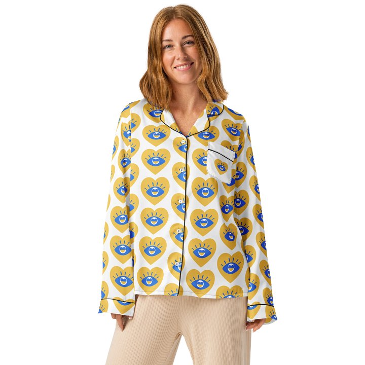 Eyes of Love Women's Pajama Top product image (1)