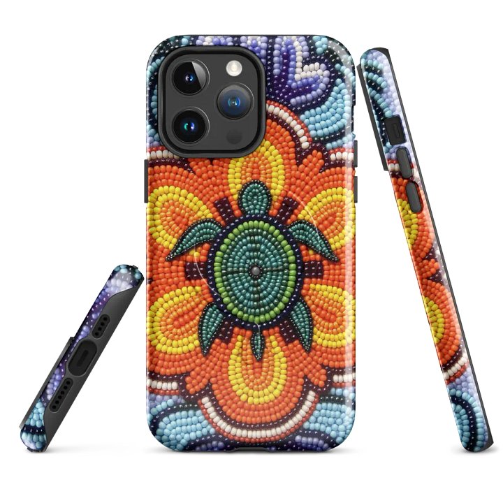 Turtle Tale Faux-Beadwork iPhone® Tough Case product image (4)
