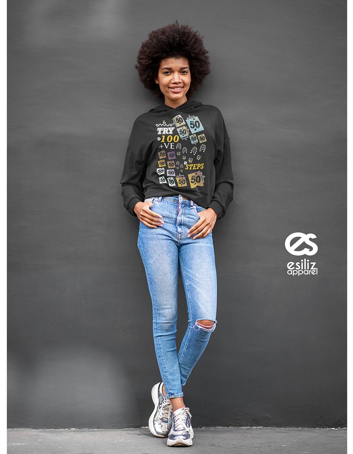 esiliz 50 and 100 Urban Grid Hoodie product image (1)