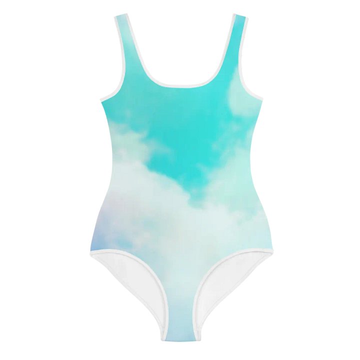 Blur cloud rainbow Design Youth One Piece Swimsuit - V2 product image (1)