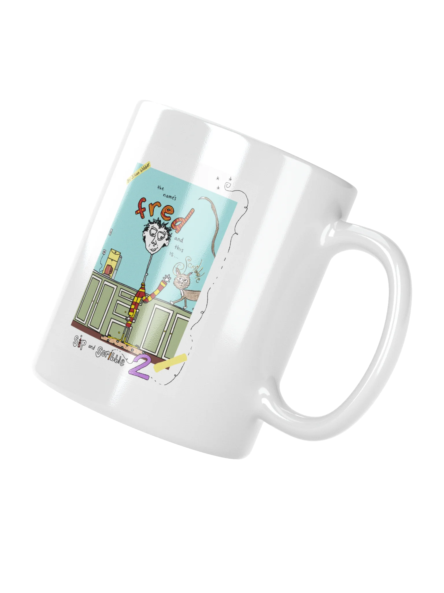 SCRIBBLE'S 100 OZ COFFEE MUG! product image (3)