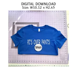 PJ's Over Pants Embroidery Design product image (2)
