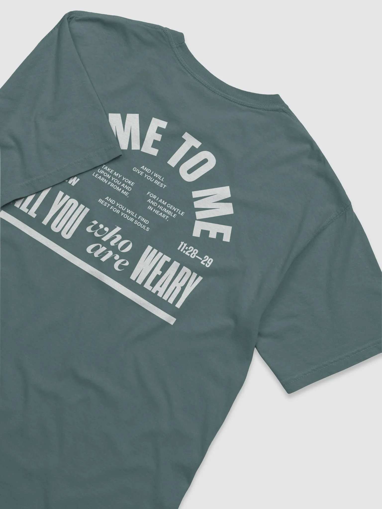 The Easy Yoke Tee | Matthew 11:28-29 product image (4)