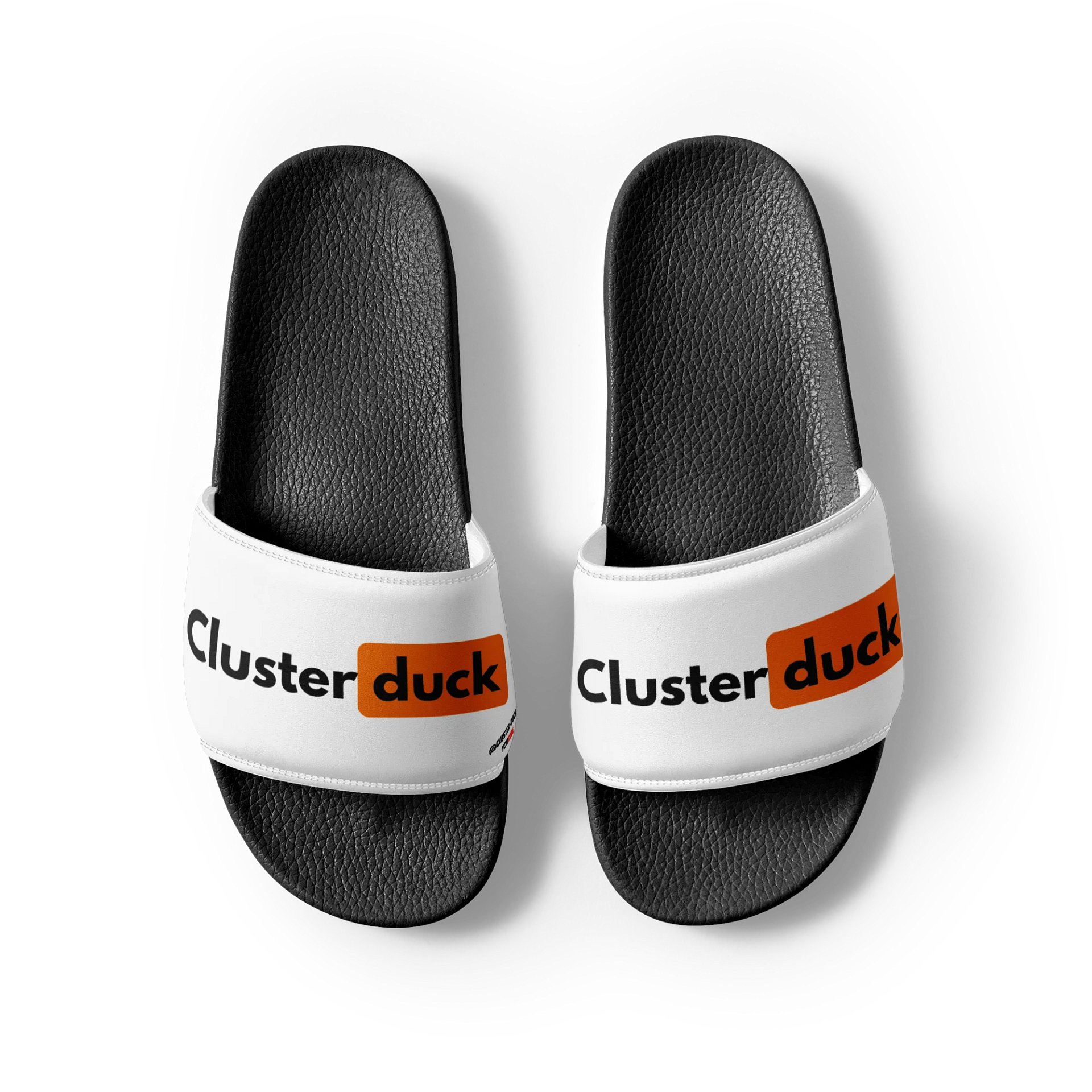 Orange & Black Logo Slides { Men's } product image (1)