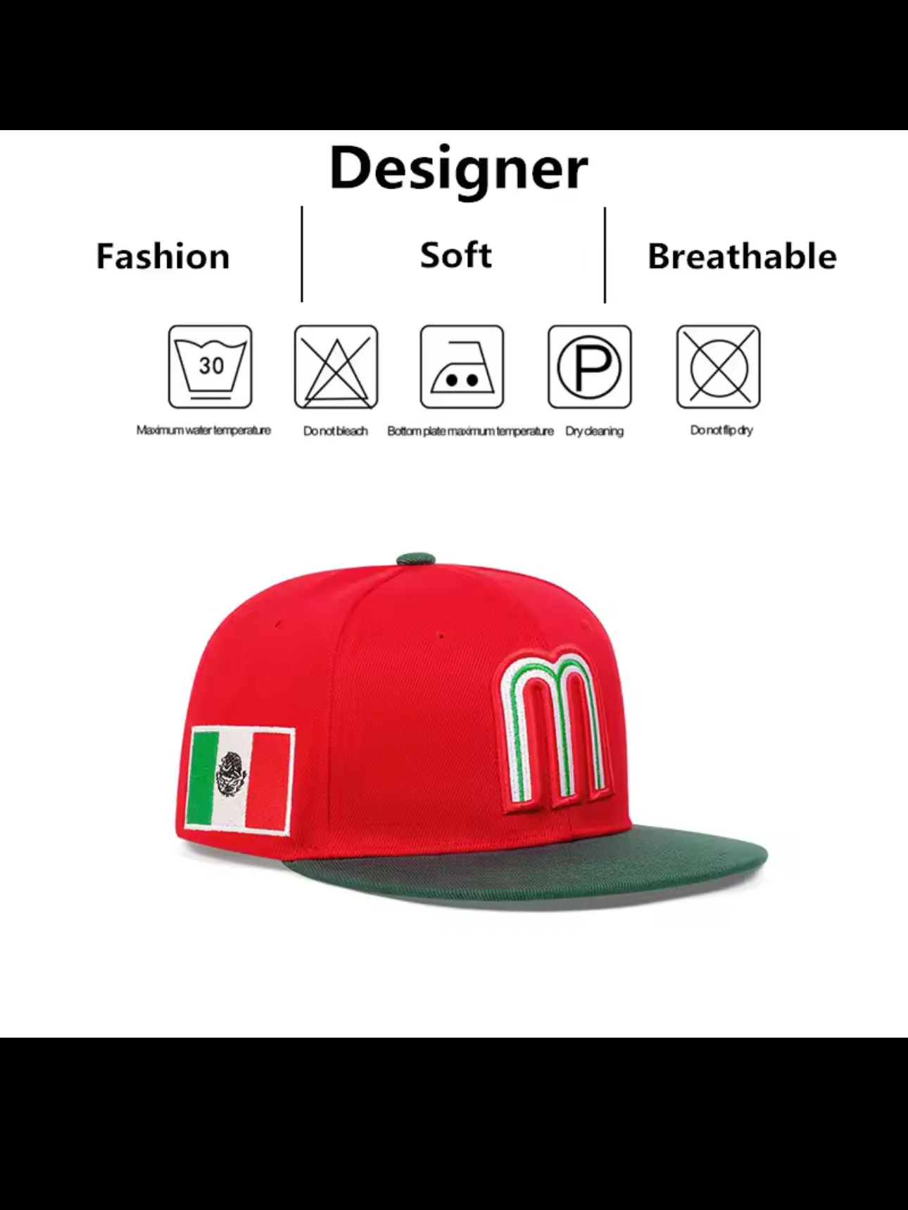 Embroidered Mexico hat product image (4)