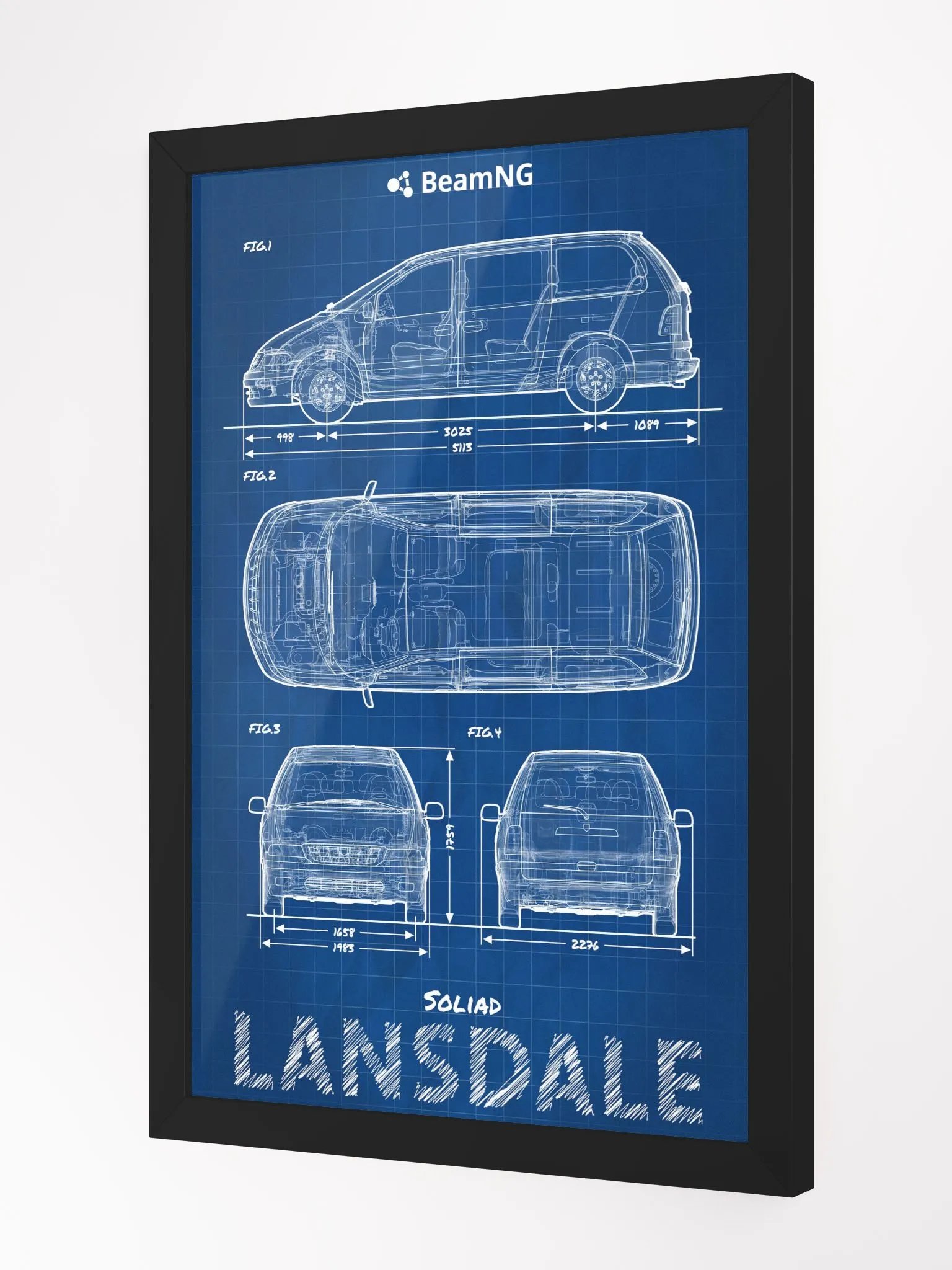 Framed Poster: Soliad Lansdale Blueprint product image (3)