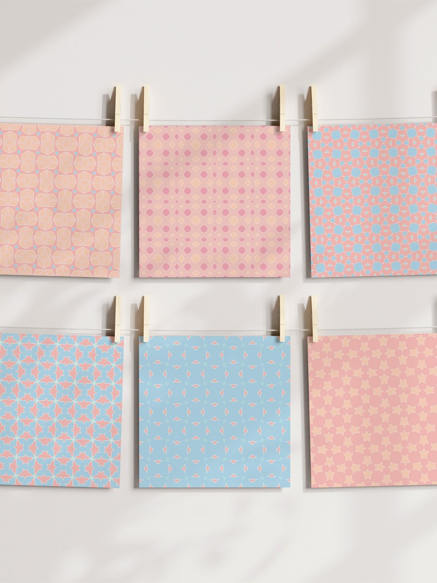 Abstract Pastels Pattern Pack 13 - June product image (5)
