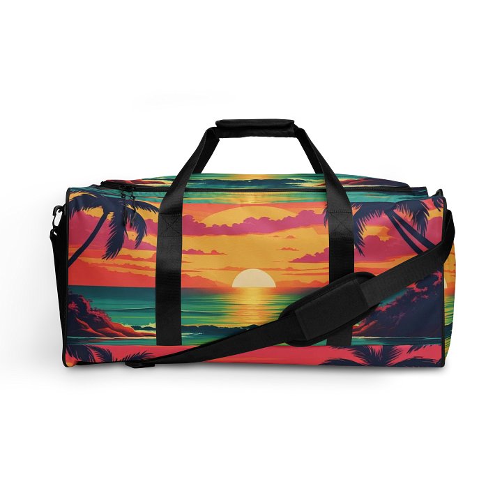 Tropical Sunset All-Over Duffle Bag product image (1)