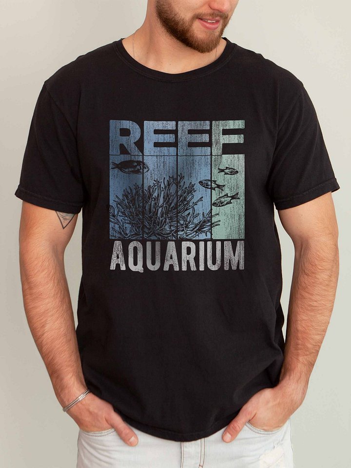 Reef Aquarium Shirt – Saltwater Coral Reef Tank Enthusiast Graphic Tee product image (2)