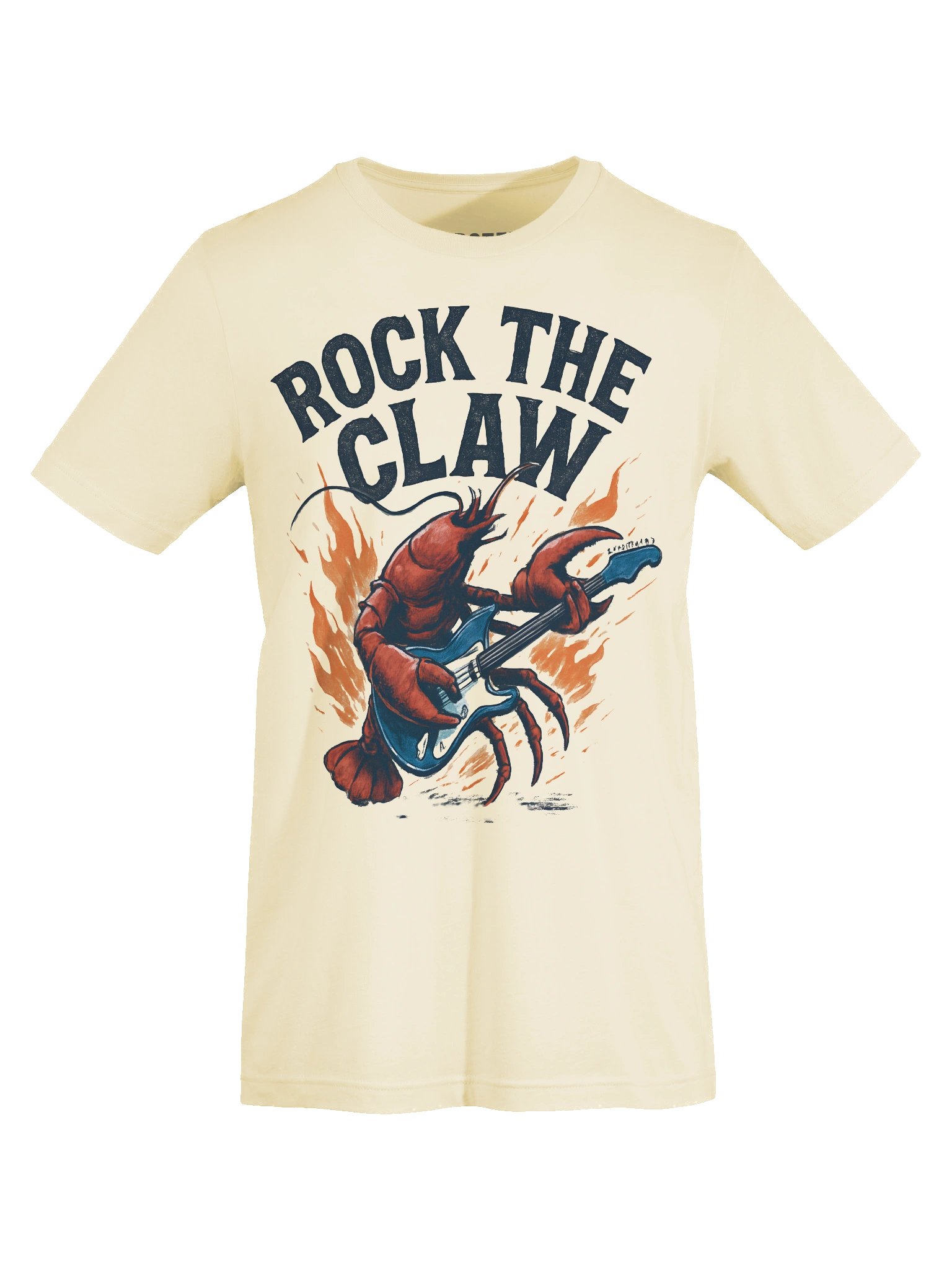 The Rockstar Lobster T-Shirt | Funny Lobster Guitar Graphic Tee product image (8)